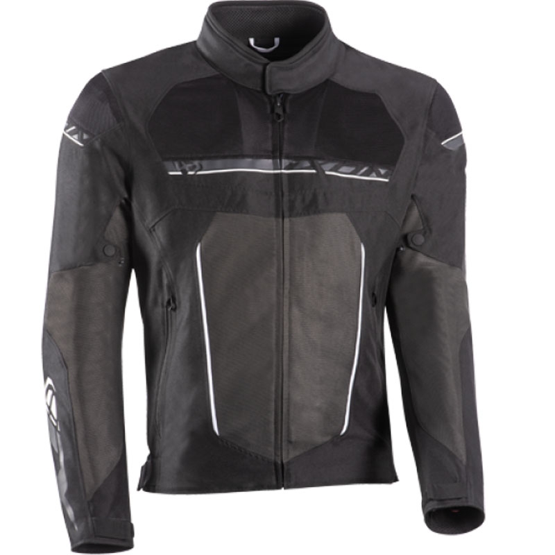 Bunda na motorku IXON T-Rex černo-šedo-bílá