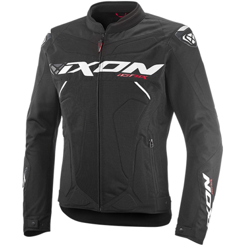 Bunda na motorku IXON Ionix černo-bílá