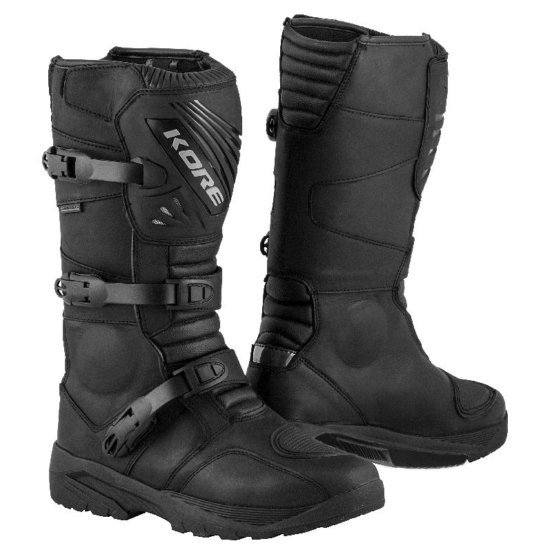 Boty na motorku Kore Adventure Long 3.0 černé