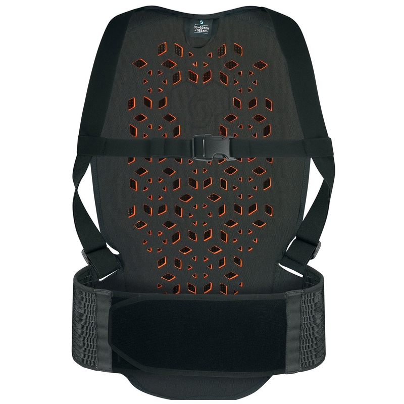 Dětský zádový chránič SCOTT AirFlex černo-šedý
