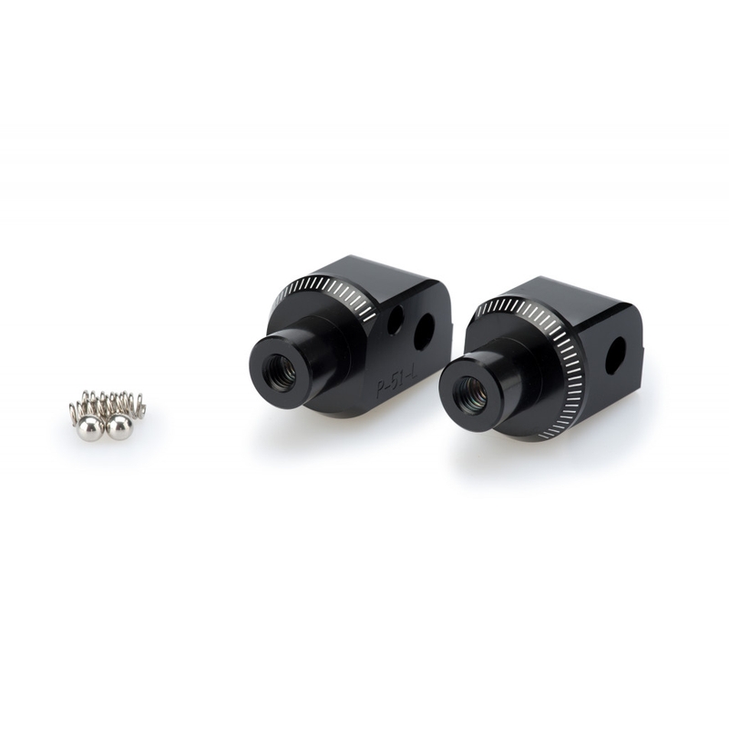 Adaptéry stupaček PUIG černý pro KTM Duke 390 2017-2023, KTM Duke 125 2011-2023