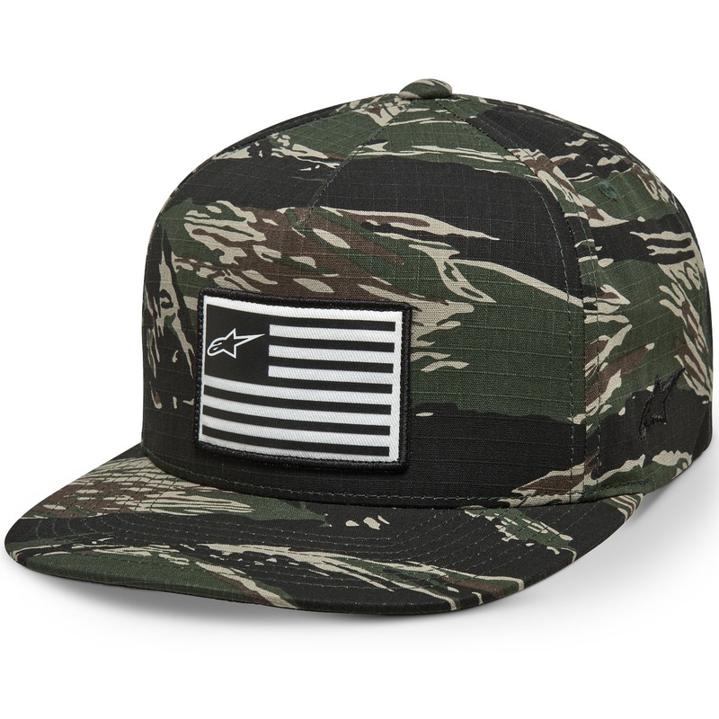 Kšiltovka Alpinestars Extol Snapback camo zelená
