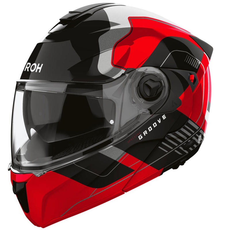 Výklopná helma Airoh Specktre Groove lesklá červená