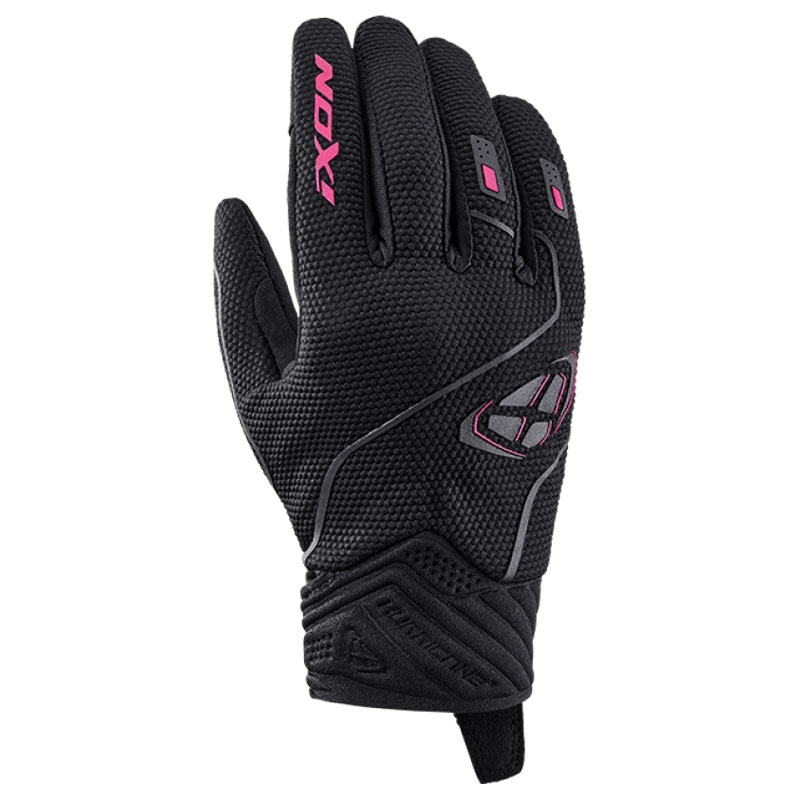 Dámské rukavice na motorku IXON Hurricane 2 černo-růžové