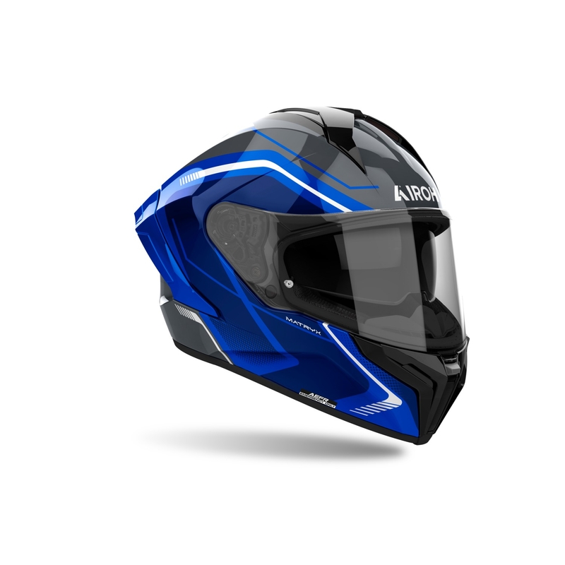 Integrální helma na motorku Airoh MATRYX Wide modrá