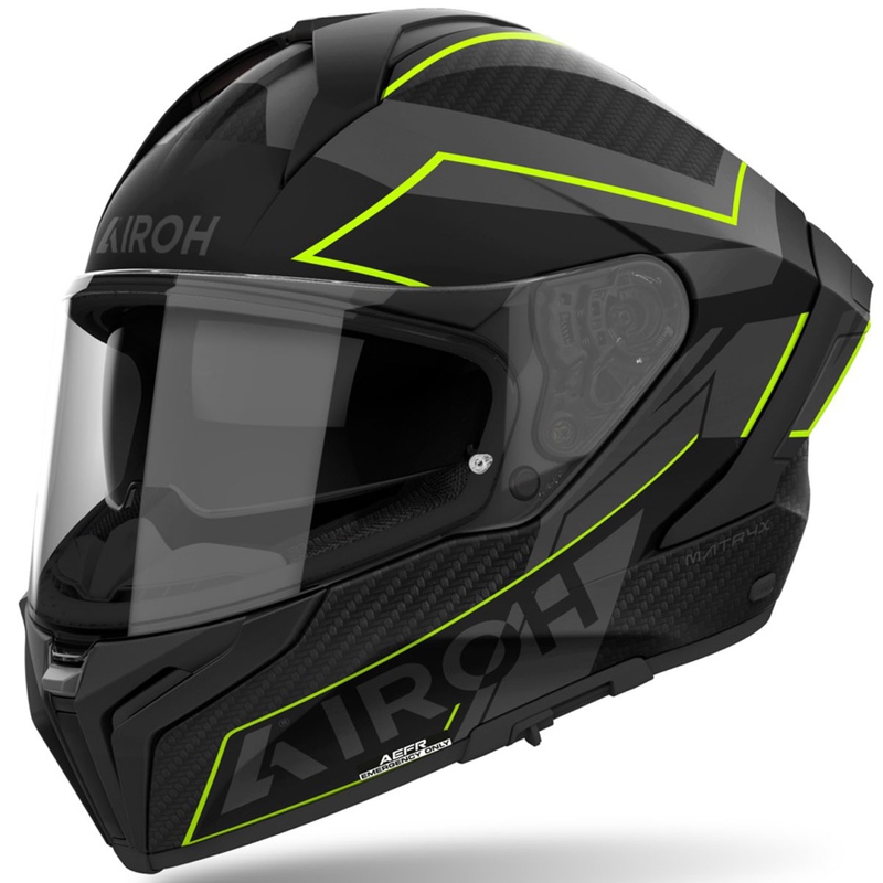 Integrální helma na motorku Airoh MATRYX Sentinel matná žlutá