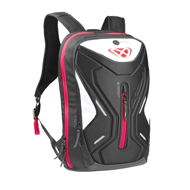 Batoh na motorku IXON R-Laser 25 l černo-bílo-červený