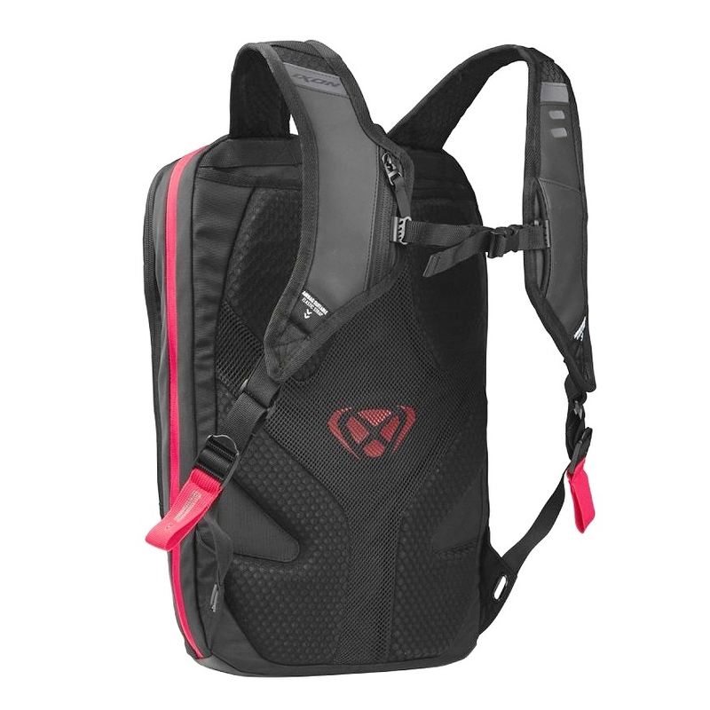Batoh na motorku IXON R-Laser 25 l černo-bílo-červený
