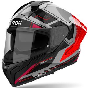Integrální helma na motorku Airoh MATRYX Rocket lesklá červená