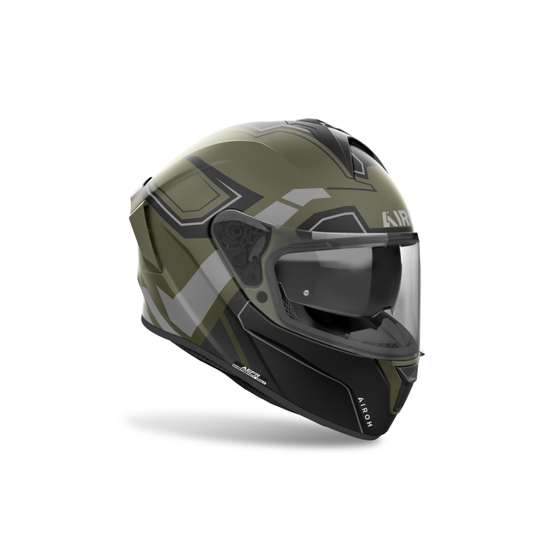 Integrální helma na motorku Airoh SPARK 2 Dart matná khaki zelená