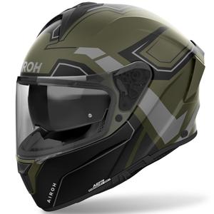 Integrální helma na motorku Airoh SPARK 2 Dart matná khaki zelená