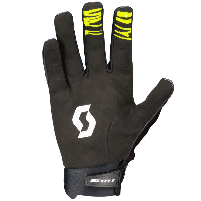 Motokrosové rukavice SCOTT EVO DIRT černo-fluo žluté