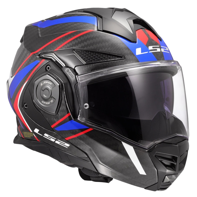 Překlápěcí helma na motorku LS2 FF901 Advant X C Future II bílo-modrá