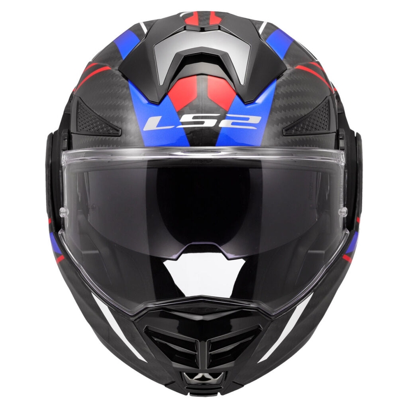 Překlápěcí helma na motorku LS2 FF901 Advant X C Future II bílo-modrá