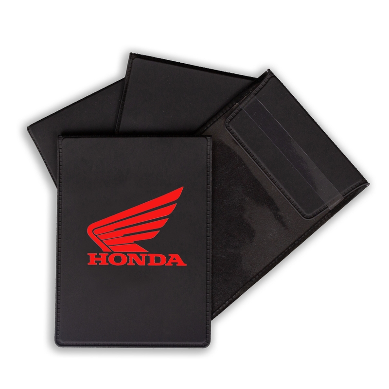 Obal na technický průkaz Honda červený