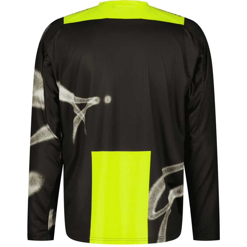 Motokrosový dres SCOTT EVO Dirt černo-fluo žlutý