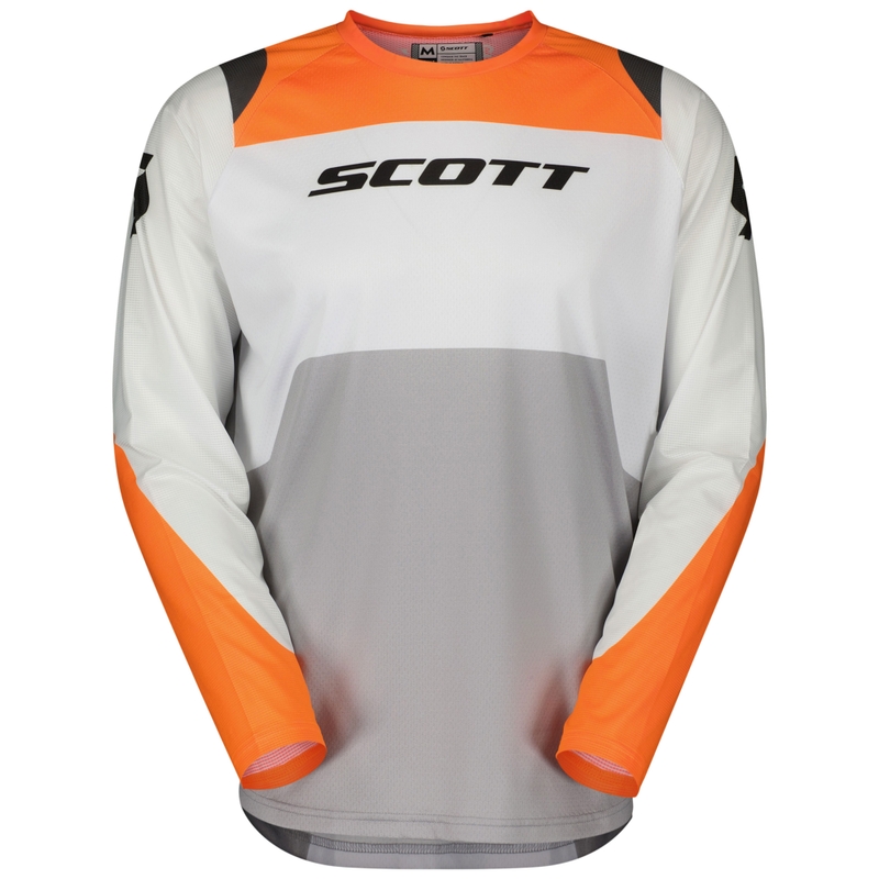Motokrosový dres SCOTT EVO Race bílo-oranžový