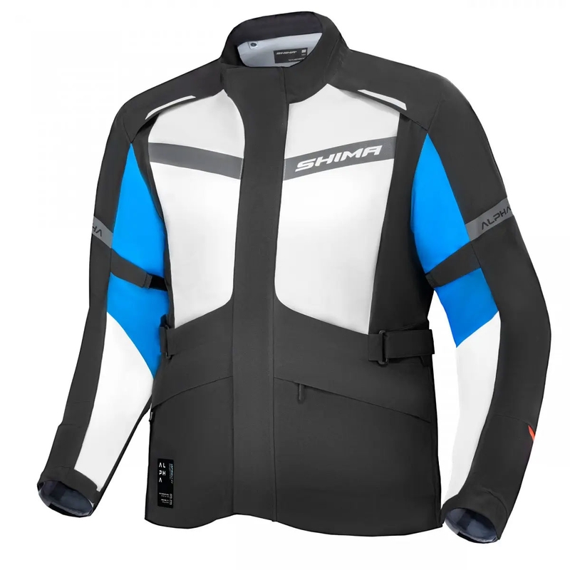 Bunda na motorku Shima Alpha modrá
