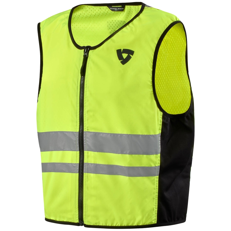 Reflexní vesta na motorku Revit Athos 3 fluo žlutá