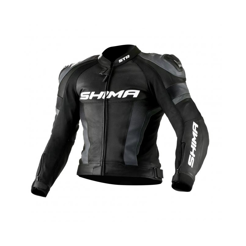 Bunda na motorku Shima STR černo-šedá výprodej