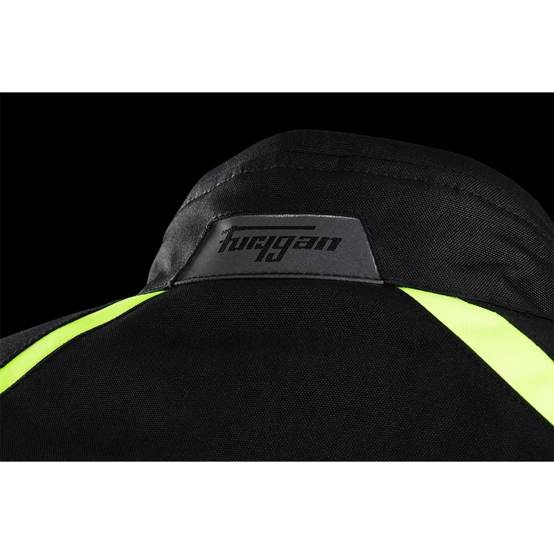 Bunda na motorku Furygan Yori černo-bílo-fluo žlutá