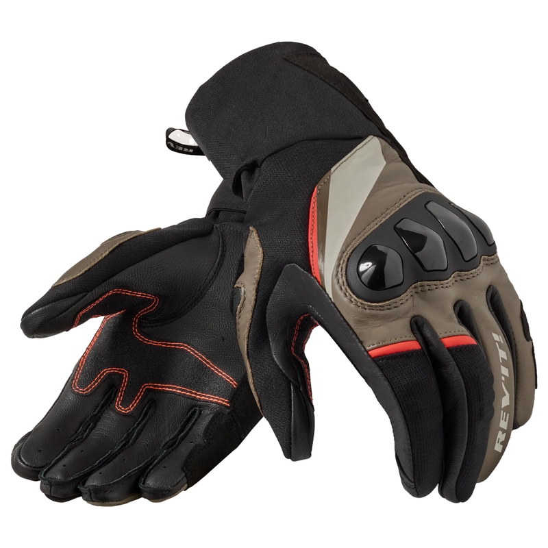 Rukavice na motorku Revit Combustion černo-hnědé