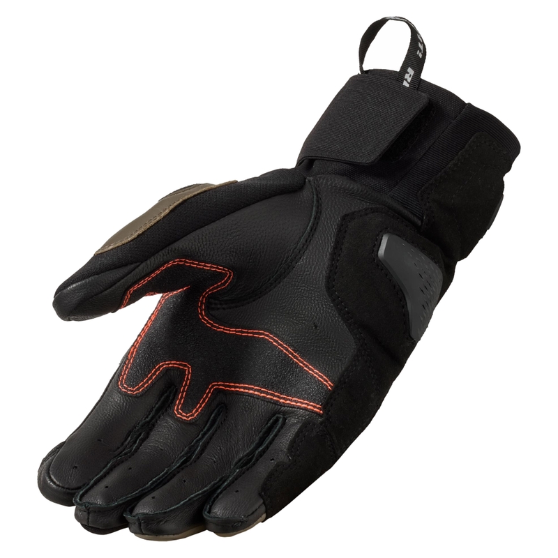 Rukavice na motorku Revit Combustion černo-hnědé