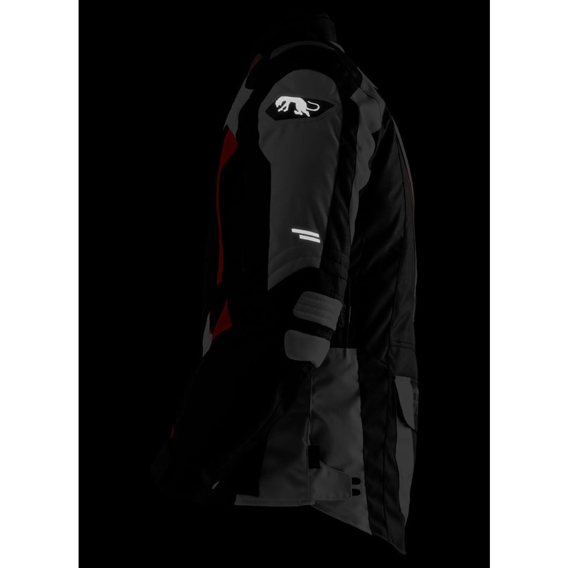 Bunda na motorku Furygan Apalaches Evo černo-béžovo-červená