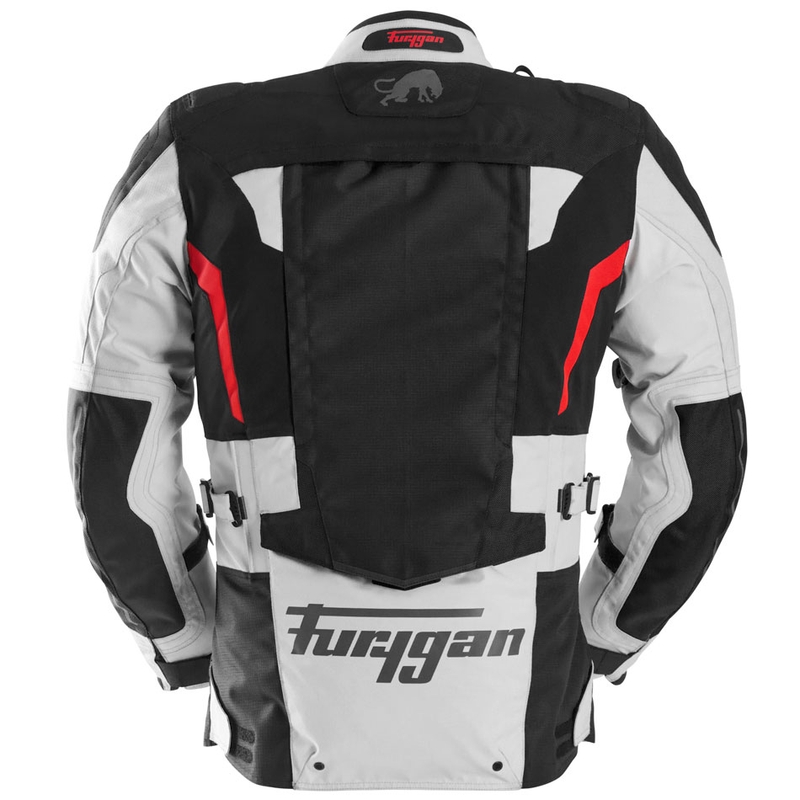 Bunda na motorku Furygan Montroc Kevlar® Primaloft® 3IN1+ černo-béžovo-červená