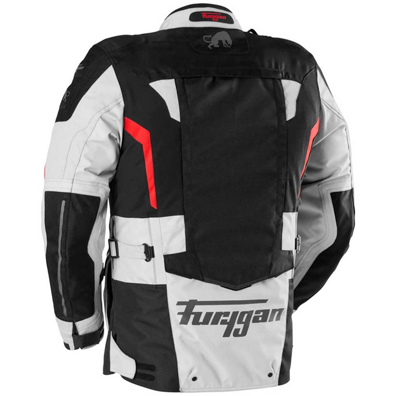 Bunda na motorku Furygan Montroc Kevlar® Primaloft® 3IN1+ černo-béžovo-červená