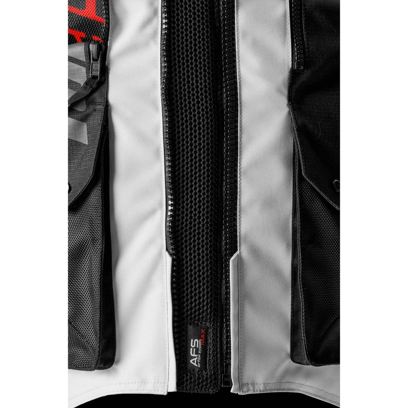 Bunda na motorku Furygan Montroc Kevlar® Primaloft® 3IN1+ černo-béžovo-červená