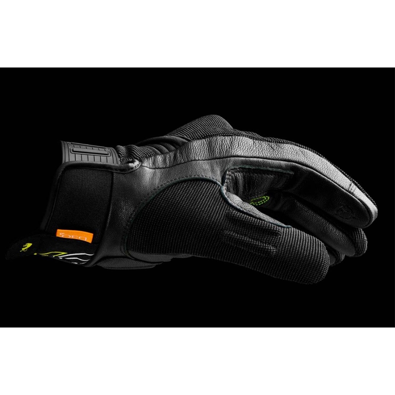 Rukavice na motorku Furygan Jet Neon D3O černo-bílo-fluo žluté