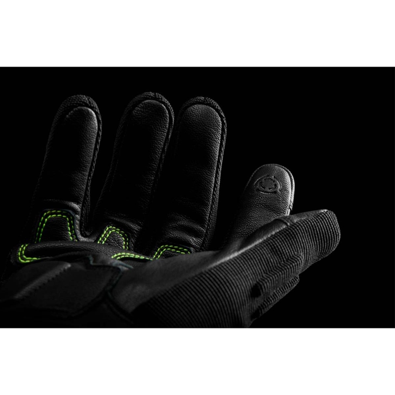 Rukavice na motorku Furygan Jet Neon D3O černo-bílo-fluo žluté