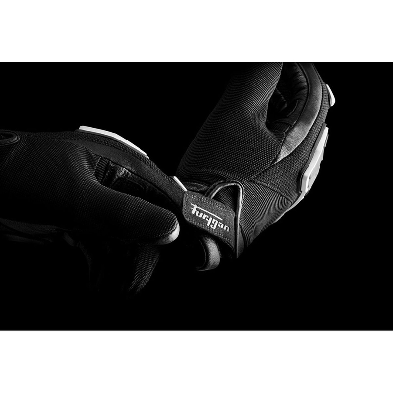 Rukavice na motorku Furygan Shade černo-bílé