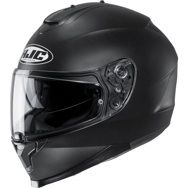 Integrální přilba na motorku HJC C70N Solid Semi flat černá