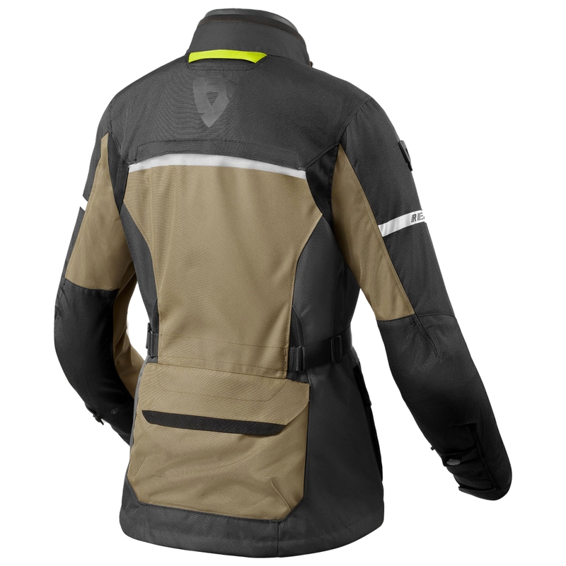 Dámská bunda na motorku Revit Outback 4 H2O zeleno-antracitová