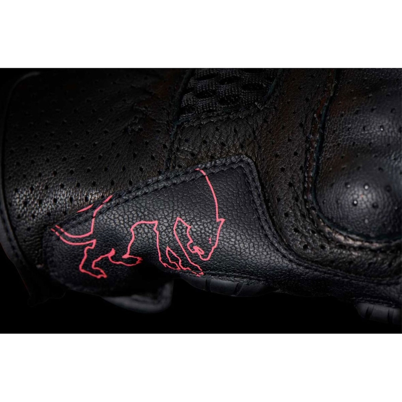 Dámské rukavice na motorku Furygan TD Air Lady černo-bílo-růžové