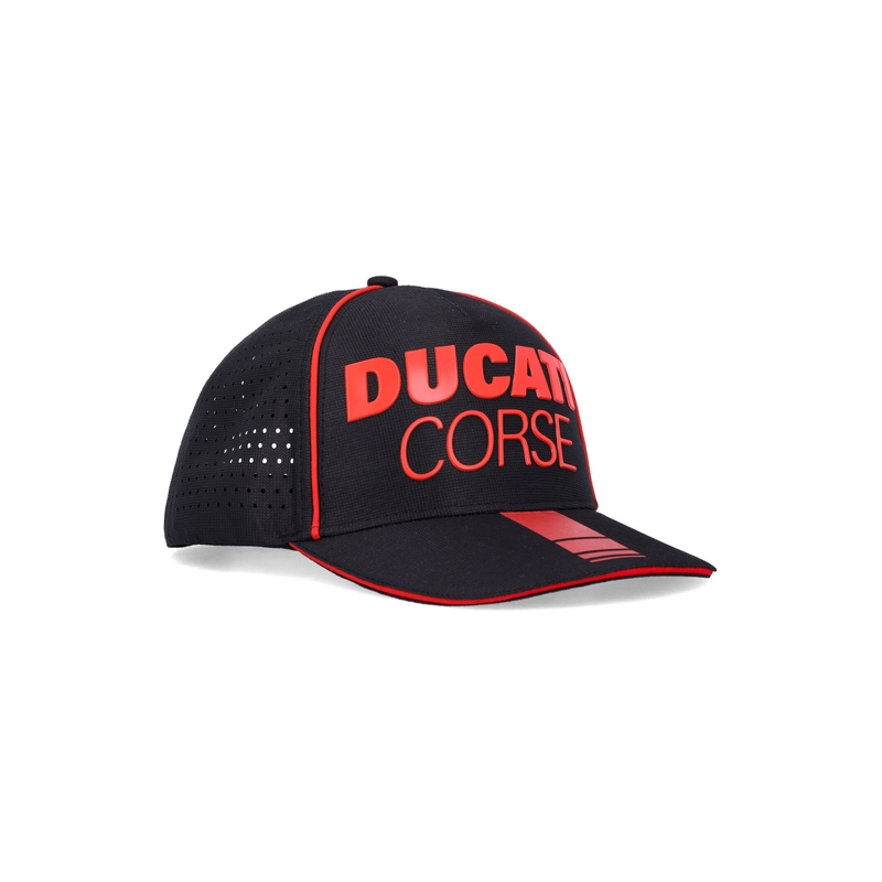 Kšiltovka Ducati Laser Performance Midvisor Cap černo-červená