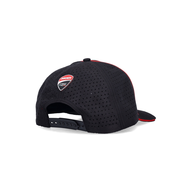 Kšiltovka Ducati Laser Performance Midvisor Cap černo-červená