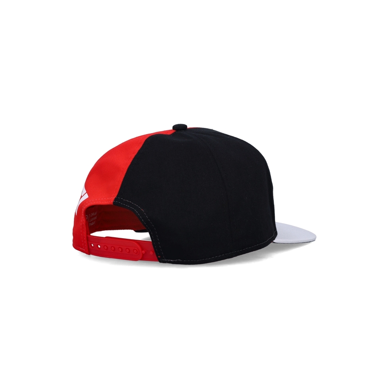 Kšiltovka Ducati Flat Cap červeno-černo-bílá