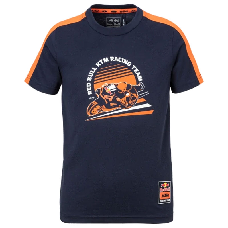 Dětské tričko KTM Red Bull Racing Grid modro-oranžové
