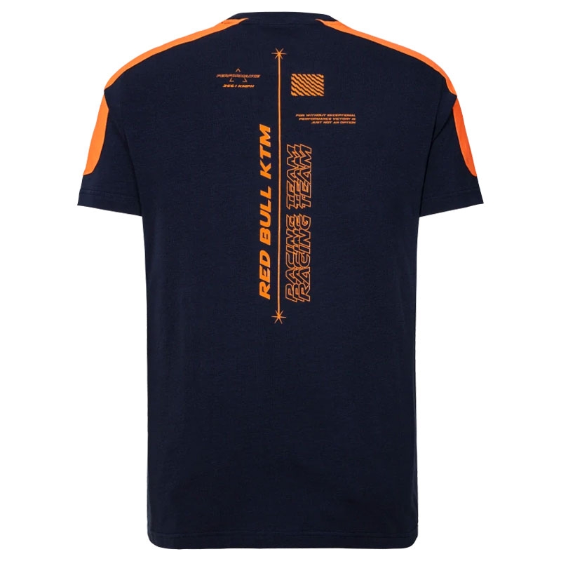 Tričko KTM Red Bull Racing Grid modro-oranžové