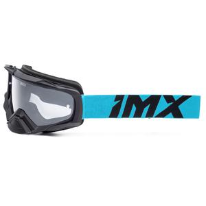 Motokrosové brýle iMX Dust černo-modré s čirým plexi