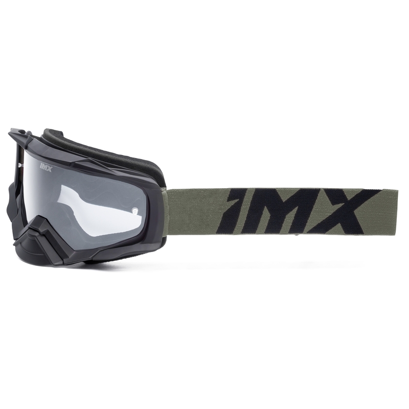 Motokrosové brýle iMX Dust černo-bronzové s čirým plexi