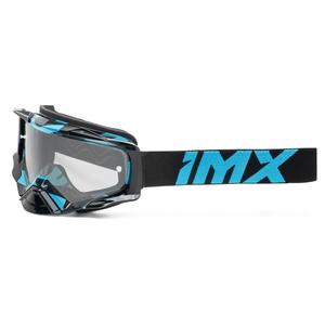 Motokrosové brýle iMX Dust Graphic černo-modré s čirým plexi