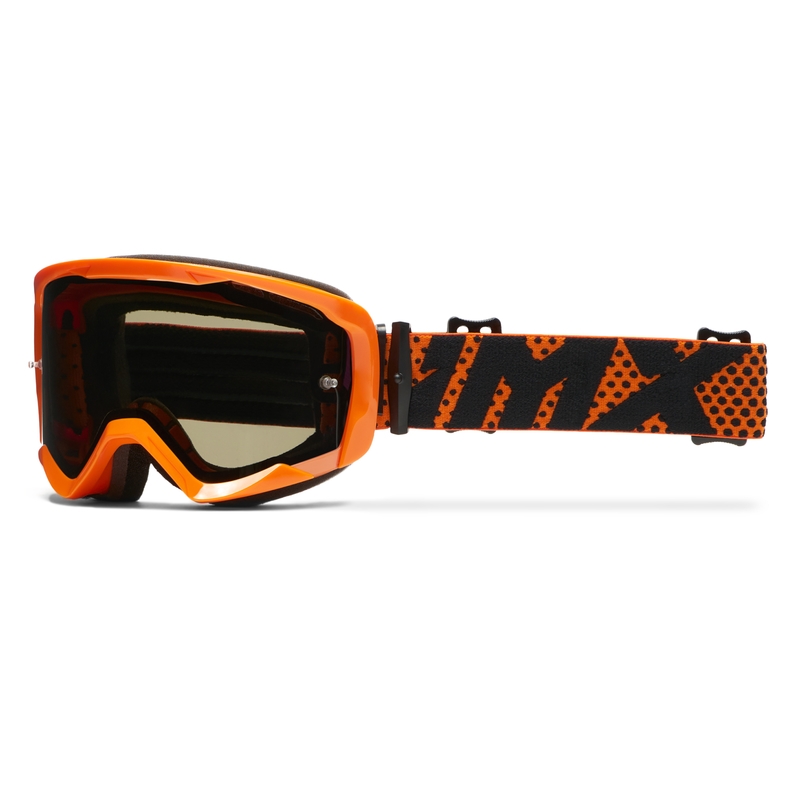 Motokrosové brýle iMX Endurance Flip oranžové s čirým plexi
