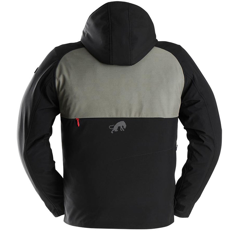 Bunda na motorku Furygan Addax černo-khaki zelená