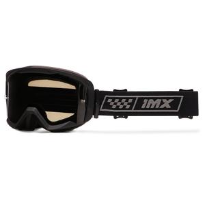 Motokrosové brýle iMX Endurance Race černo-šedé s kouřovým plexi