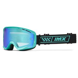 Motokrosové brýle iMX Endurance Race tyrkysovo-černé s iridiovým plexi