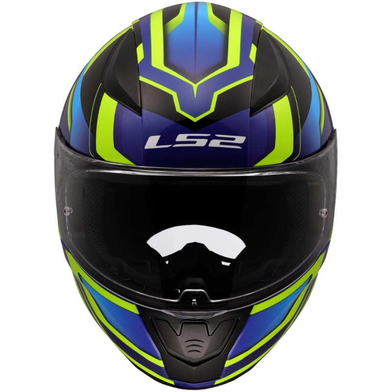 Integrální helma na motorku LS2 FF353 Rapid II Flitz fluo žluto-modrá